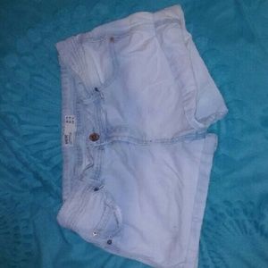 !EVERYTHING $5! High waisted faded blue shorts