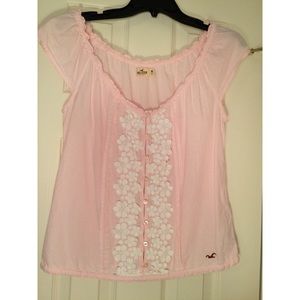 Hollister lacy blouse