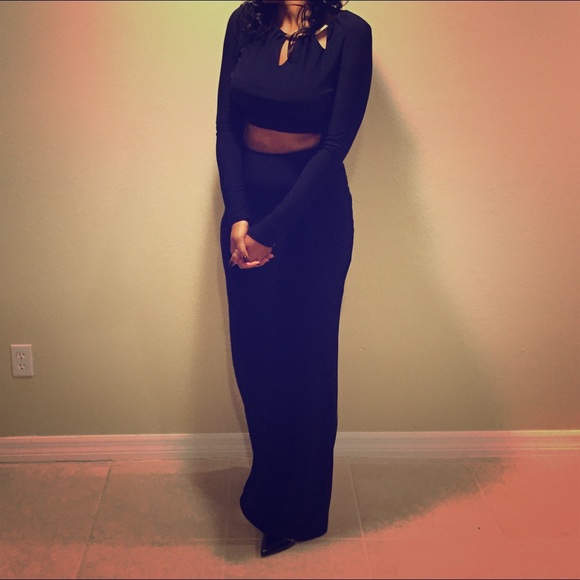 Two piece navy set.
