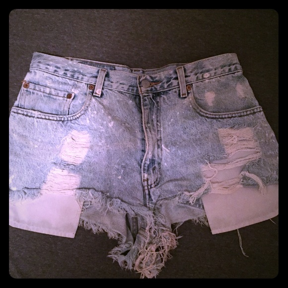 Daisy Duke denim shorts.