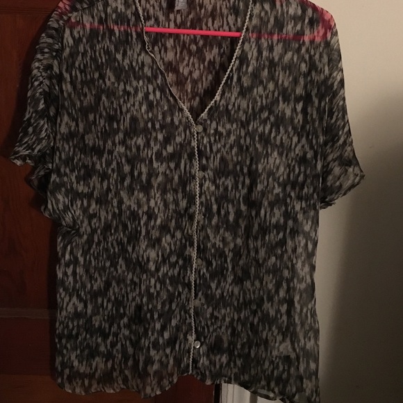 Transparent blouse