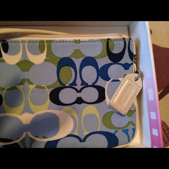 Coach denim wristlet. - Picture 2 of 2