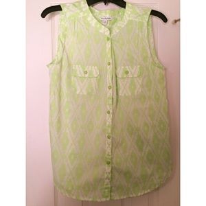 American Eagle patterned tank top