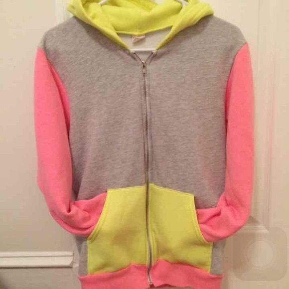 American Apparel unisex fleece zip up hoodie