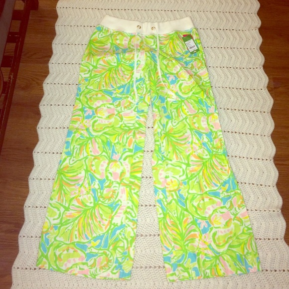 NEW Lilly Pulitzer Beach Pants in Elephant Ears