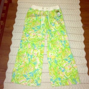 NEW Lilly Pulitzer Beach Pants in Elephant Ears