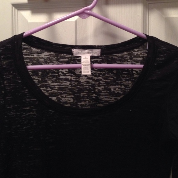 SALE! Black long sleeve shirt - Picture 2 of 4