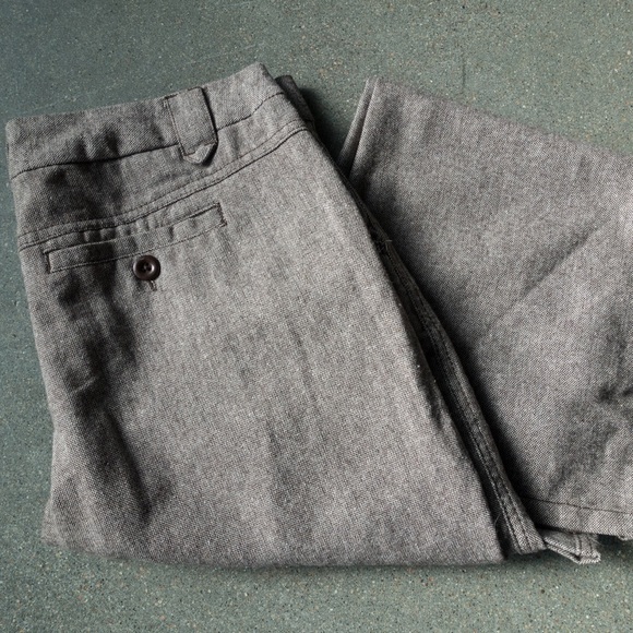 Soft brown tweed slacks