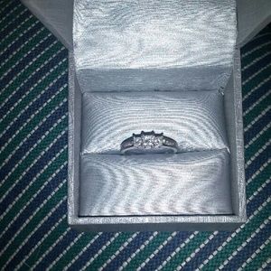 Zales Princess-Cut Diamond Engagement Ring