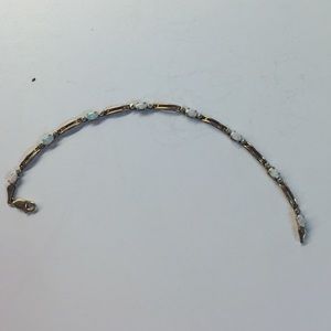 Opal tennis bracelet