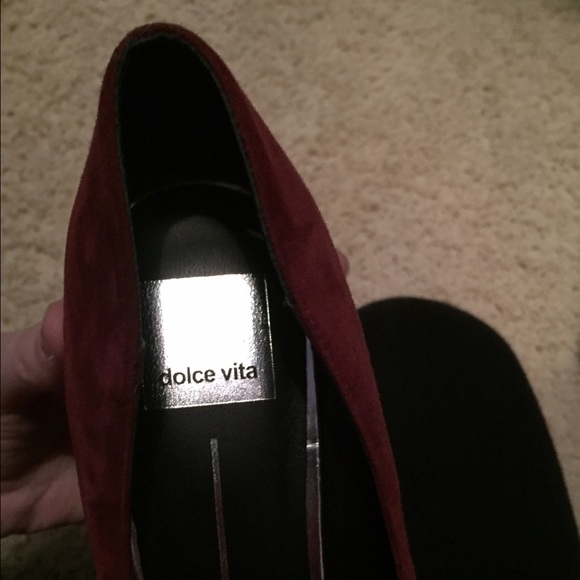 Red Dolce Vita Heels - Picture 3 of 4