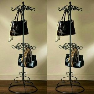 Standing Purse, Scarf, and Hat Holder