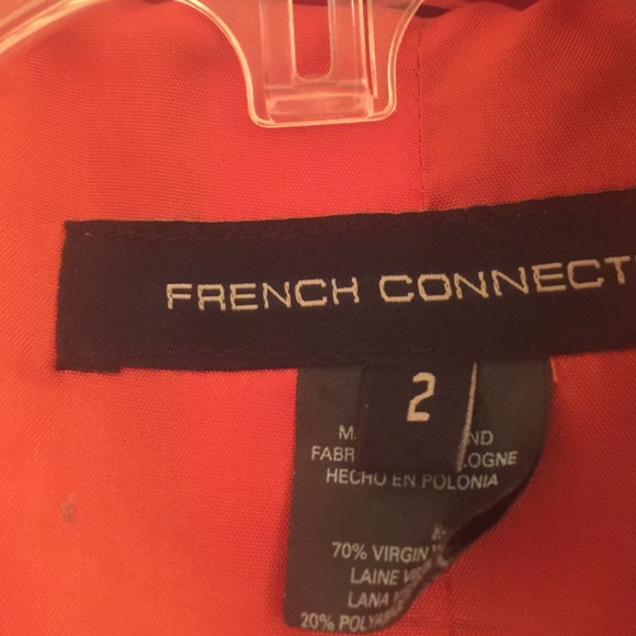 Orange Pea coat! - Picture 2 of 3