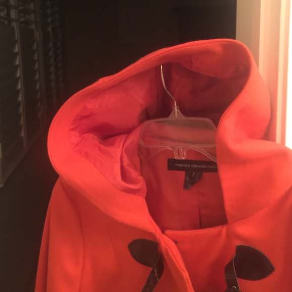 Orange Pea coat! - Picture 3 of 3