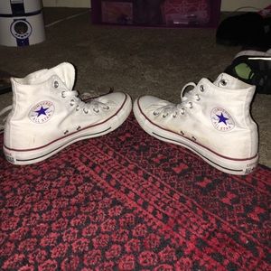 White high top converse