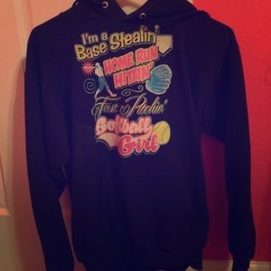 Cute softball hoodie💕💕