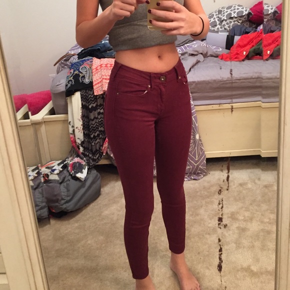 Pacsun Maroon Jeans