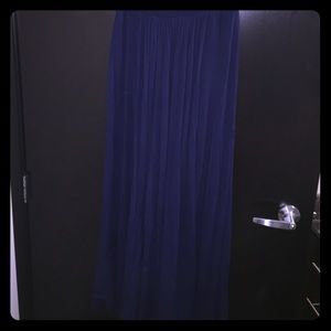 Dark Blue Maxi Skirt