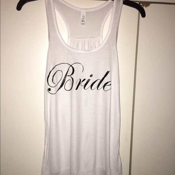 Bella Tops - "Bride" Flowy racerback tank - never worn!