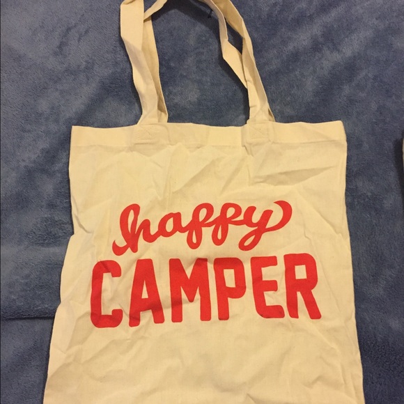 Happy Camper tote bag