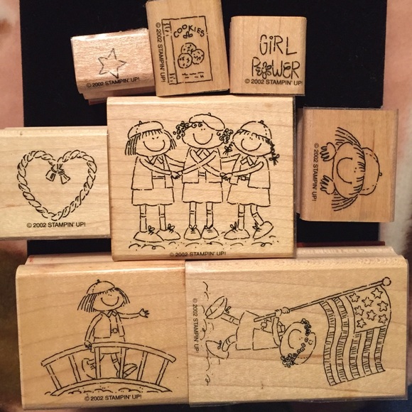 Girl Scout stamps