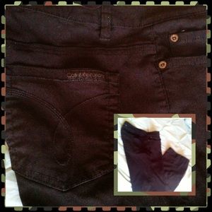 Calvin Klein Stretch Bootcut Black Pants.