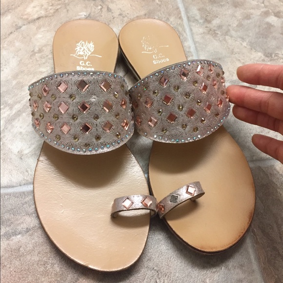 Metallic G.C. Shoes Sandals - Picture 1 of 3
