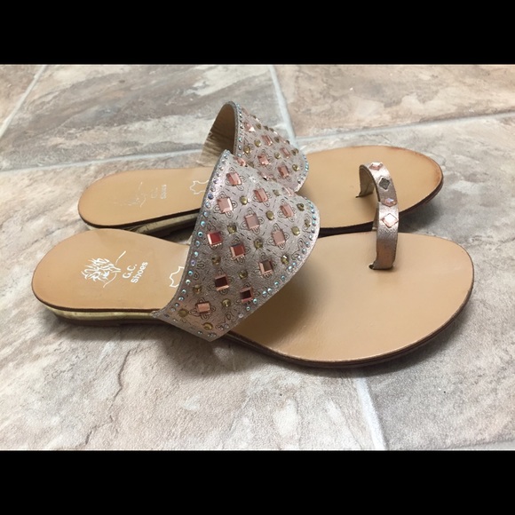 Metallic G.C. Shoes Sandals - Picture 2 of 3
