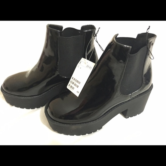 H&M Black Booties