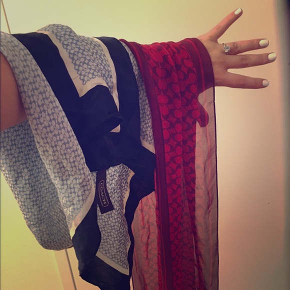 Set of 2 Coach Scarves