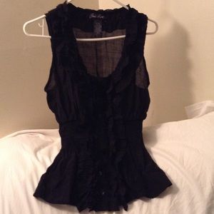 Susie Rose black blouse