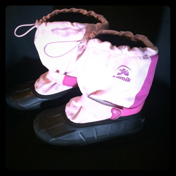 Kamik Pink Snow Boots Women's Size 6 EUC
