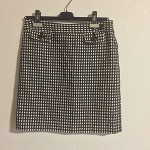 ANN TAYLOR CHECKERED SKIRT