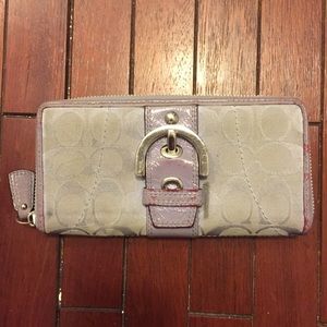 Authentic Coach Wallet With Buckle