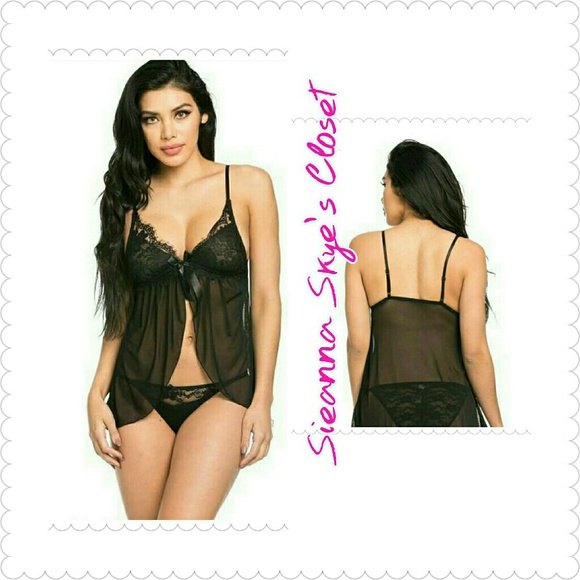 botique Other - Black babydoll lingeriecomes with panties!