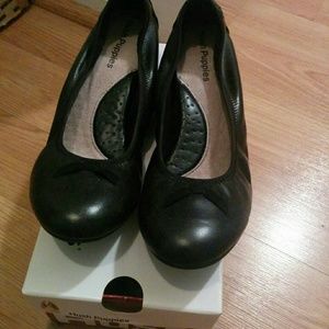 Hush puppies ballet flats with wedge