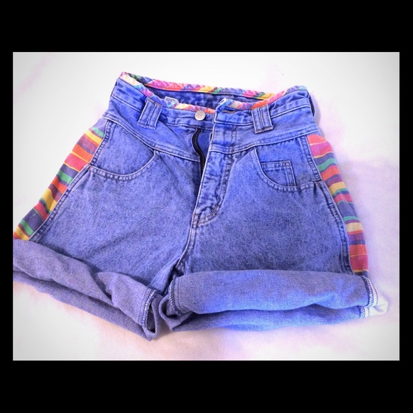 Old school high waist shorts