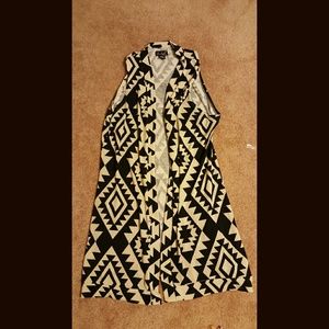 Tribal Long Vest