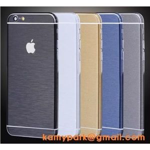 iPhone brushed skin protect sticker