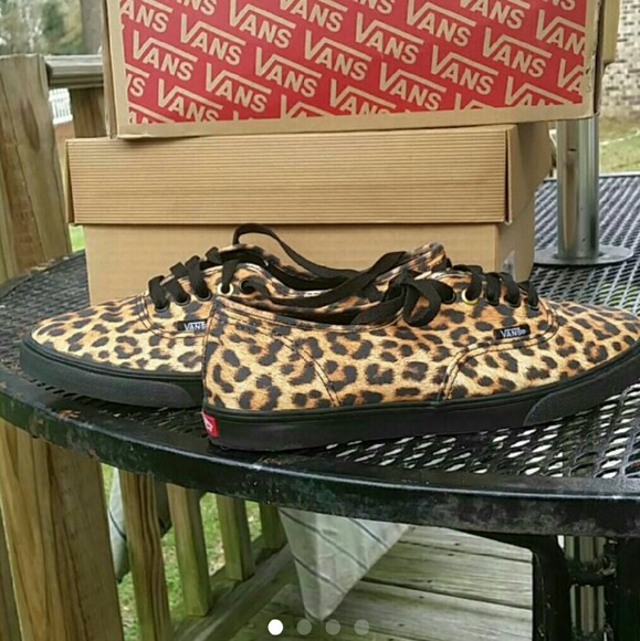 Leopard Vans brand new
