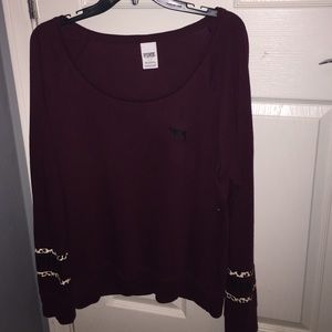 Maroon PINK sweater