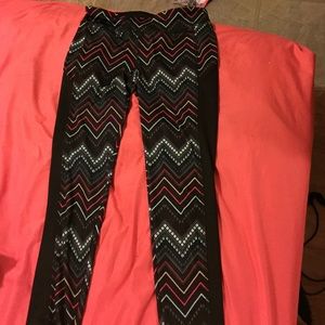 Chevron printed Jeggings Medium