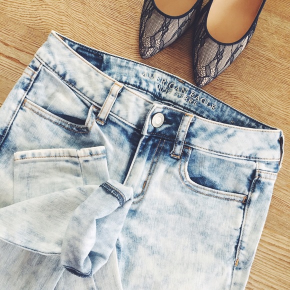 American Eagle Outfitters Denim - ‼️SALE‼️American Eagle Acid Wash Skinny Jeans