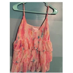 Vintage Watercolor Top