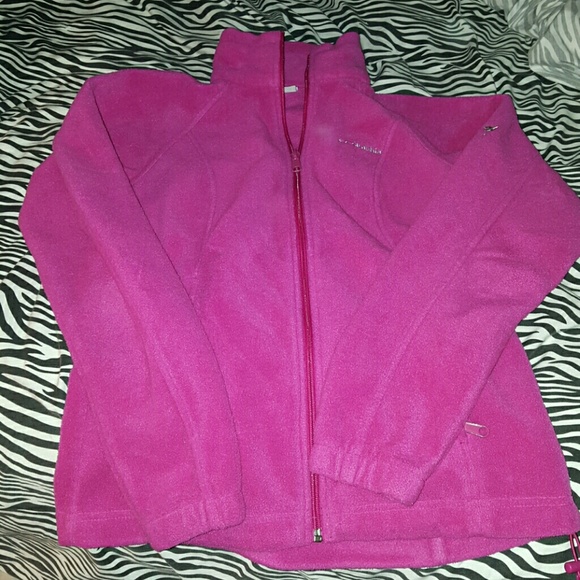 Fleece jacket. Beautiful hot pink color.