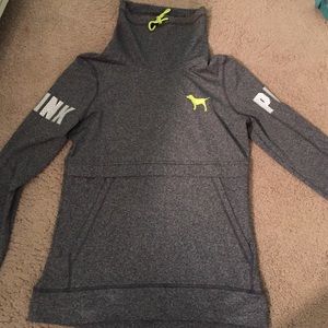 Victorias Secret PINK cowlneck hoodie Size Small
