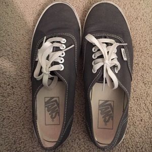 Gray Vans Size 7