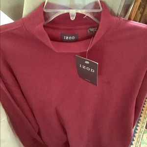 Izod maroon turtle neck size men's large