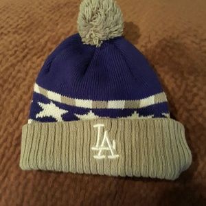 Dodgers infant beenie