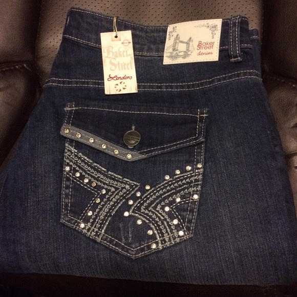 Denim - HOLD FOR JODI Baker Street Jeans w/bling size 20